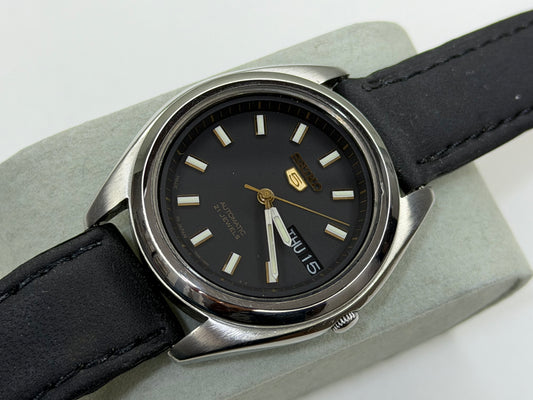 SEIKO Automatic – Black Dial, Day-Date, Dress Watch (Vintage)