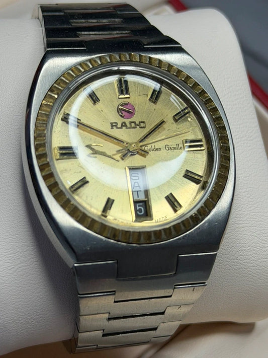 Rado Golden Gazelle Automatic — Fluted Bezel, 37mm — photograph 1