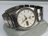 SEIKO Automatic – White Dial, Day-Date, Vintage Wristwatch