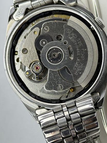 SEIKO Automatic – White Dial, Day-Date, Vintage Wristwatch