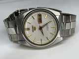 SEIKO Automatic – White Dial, Day-Date, Vintage Wristwatch