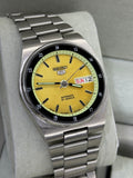 SEIKO 5 – Automatic, Yellow Dial, Day-Date Watch (Vintage)