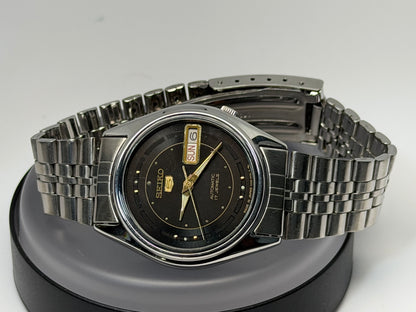 Vintage Seiko 5 Automatic 7009 – Dark Dial – 34mm | W0090