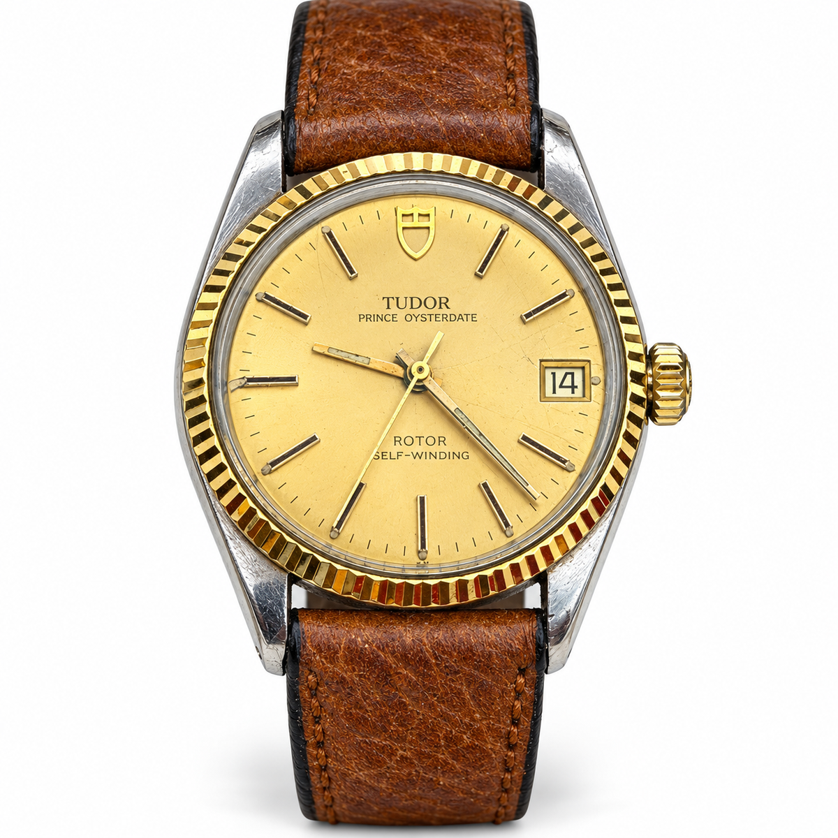 Tudor Prince Oysterdate Automatic — Champagne Dial, 32mm, With Box | W0072 — main photograph