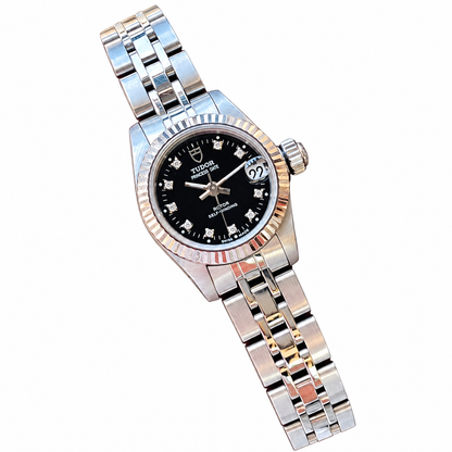 Tudor Princess Date 92414 — Diamond Dial, 25mm, With Box | W0074 — main photograph