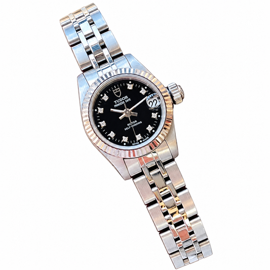 Tudor Princess Date 92414 — Diamond Dial, 25mm, With Box | W0074 — main photograph
