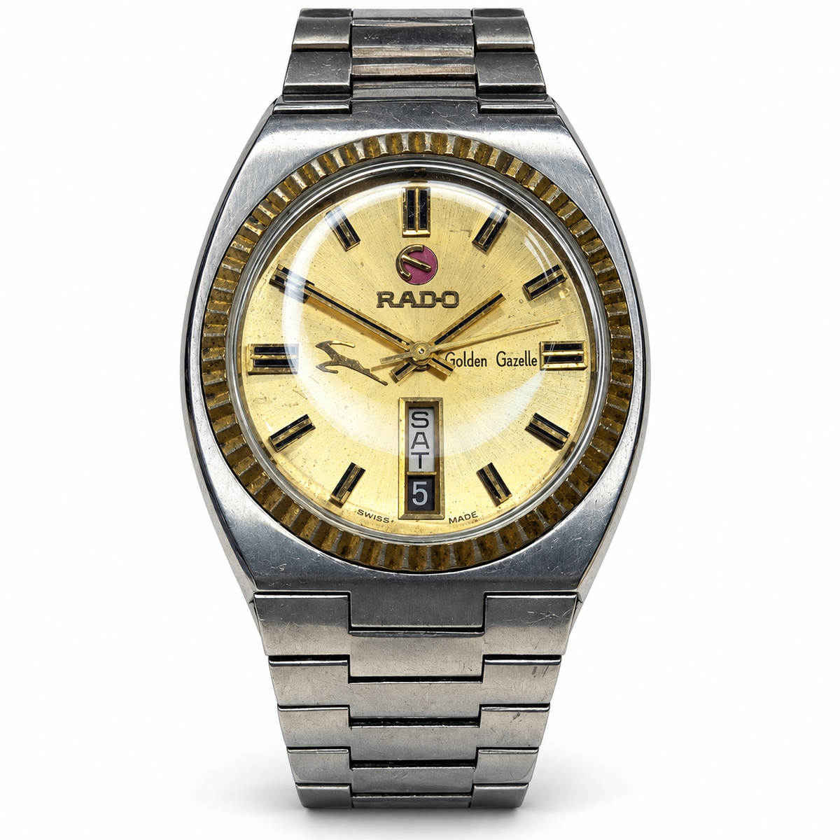 Rado Golden Gazelle Automatic — Fluted Bezel, 37mm | W0079 — main photograph