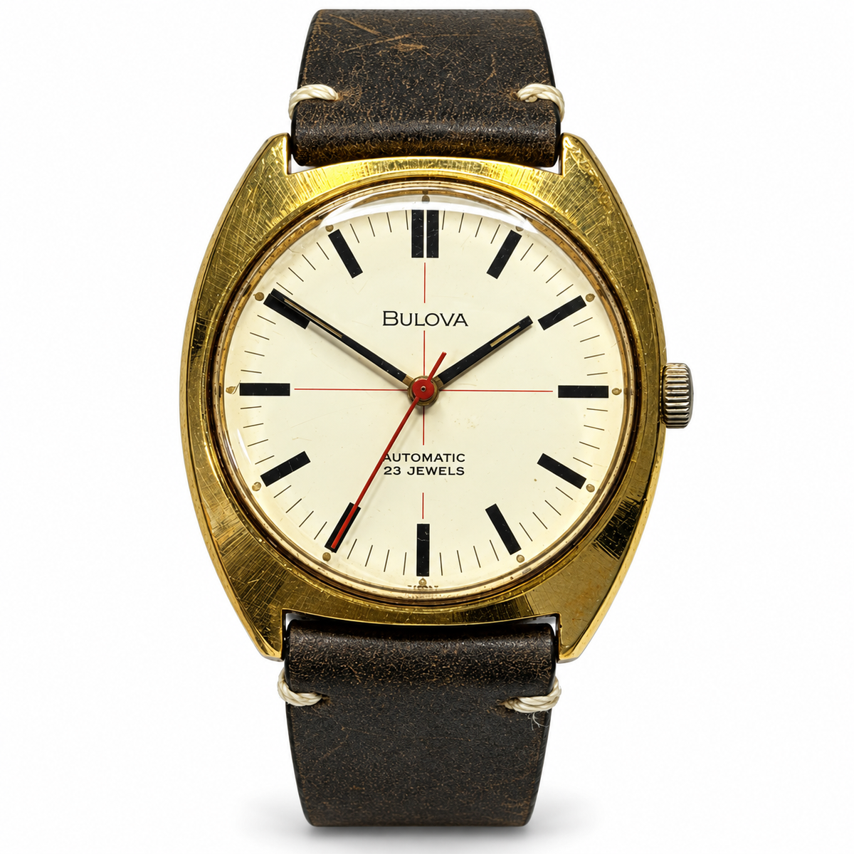 Bulova Automatic — 35mm, Leather Strap | W0082 — main photograph