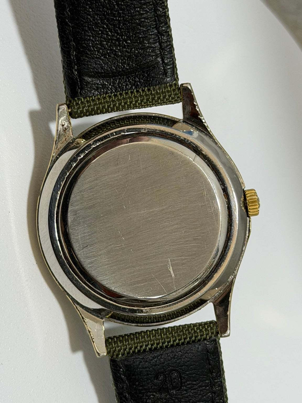 W017 Omega Seamaster Cosmic 2000 Automatic, turquoise-green dial, 38 mm — case back