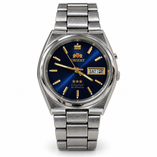 W021 Orient Crystal — styled front photograph on white background