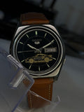 Seiko 5 Automatic Day-Date Black Dial w/ Car Motif