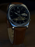 Seiko 5 Automatic Day-Date Black Dial w/ Car Motif