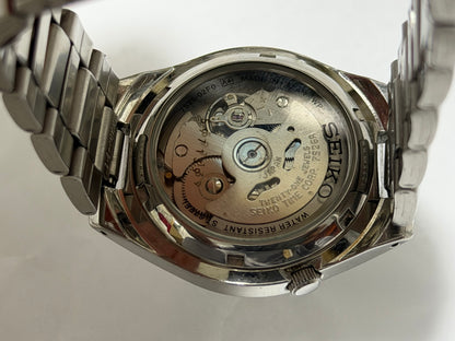 Seiko 5 automatic 36 mm – caseback and bracelet