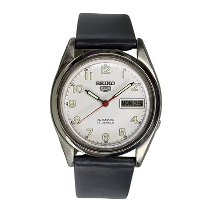 SEIKO 5 – Automatic, Day-Date, Casual Watch (Vintage) — front product photograph on a white background