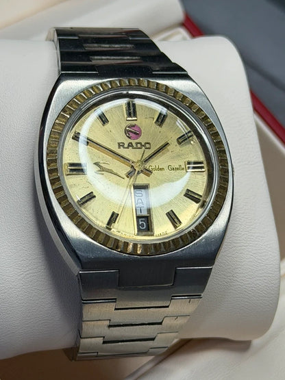 Rado Golden Gazelle Automatic — Fluted Bezel, 37mm — photograph 2