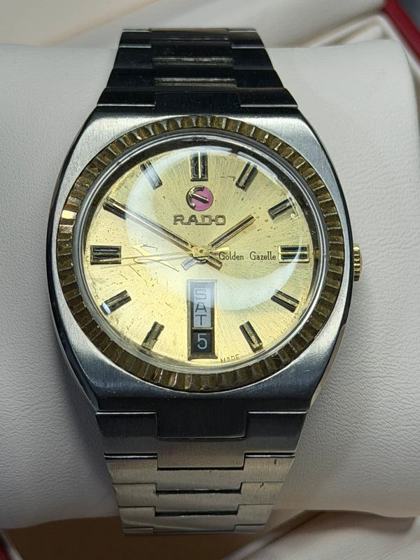 Rado Golden Gazelle Automatic — Fluted Bezel, 37mm — photograph 5