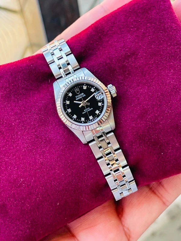 Tudor Princess Date 92414 — Diamond Dial, 25mm, With Box — photograph 3