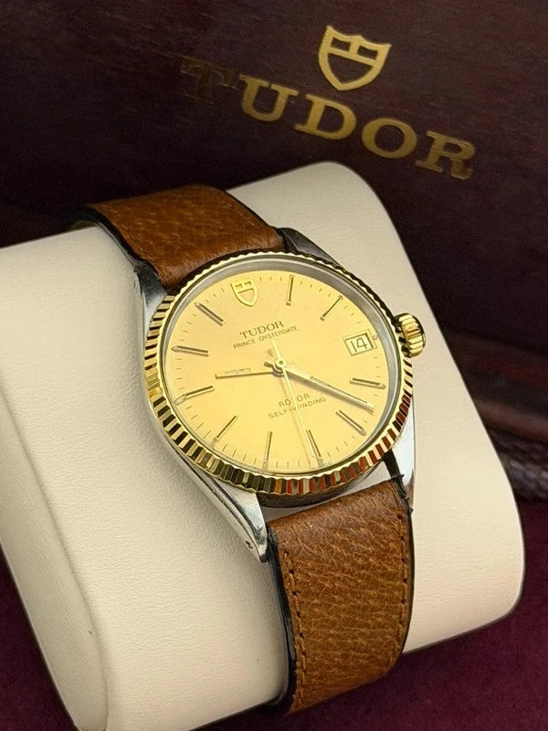 Tudor Prince Oysterdate Automatic — Champagne Dial, 32mm, With Box — photograph 2