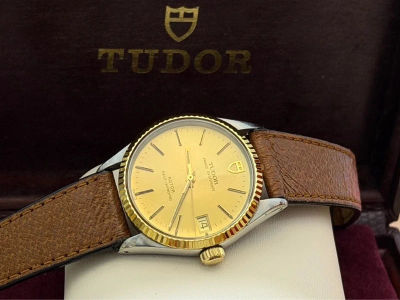 Tudor Prince Oysterdate Automatic — Champagne Dial, 32mm, With Box — photograph 3