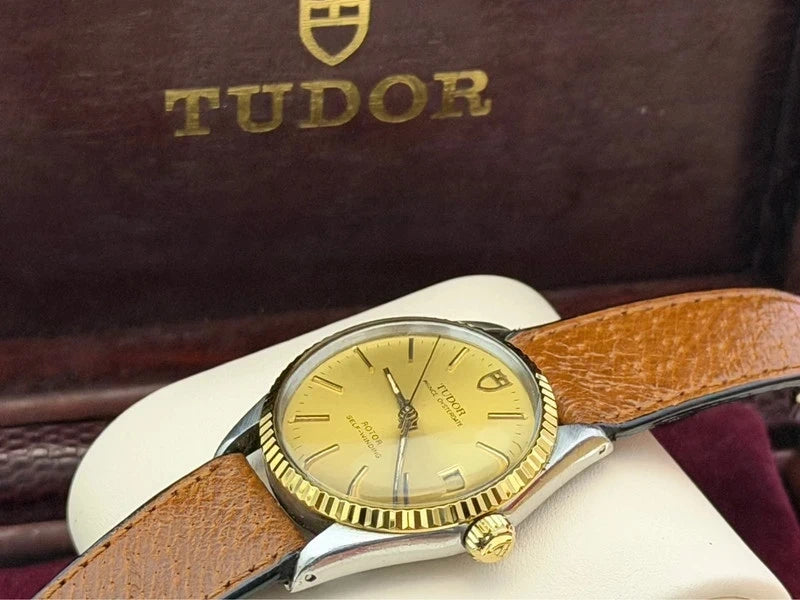 Tudor Prince Oysterdate Automatic — Champagne Dial, 32mm, With Box — photograph 5