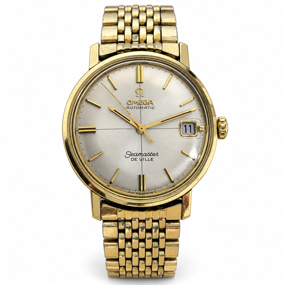 W0063 Omega Seamaster De Ville — white background main image